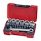 Teng Tools T1419 - 19 Piece 1/4" Drive Socket Set T1419 - alternate 1